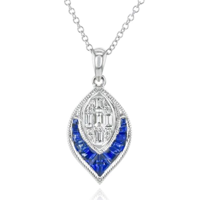 Simon G. Sapphire Pendant